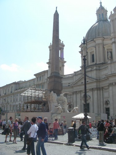 イタリア　ローマ　ナボナ広場